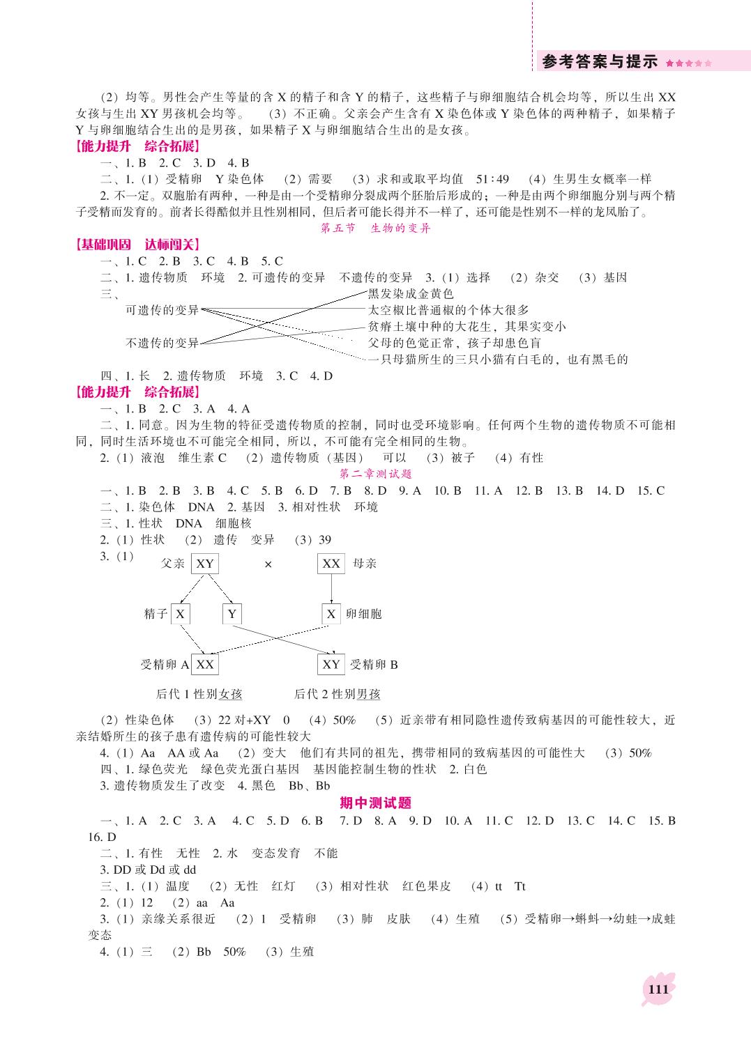 第七单元 第一章 第四节 鸟的生殖和发育-八年级下册初二生物【新课程同步训练】人教版