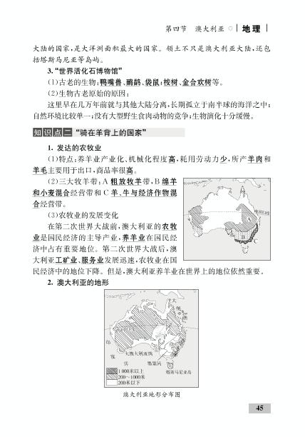 第八章 第四节 澳大利亚(精讲)-【优化设计】2020-2021学年七年级下册初一地理同步学考 人教版