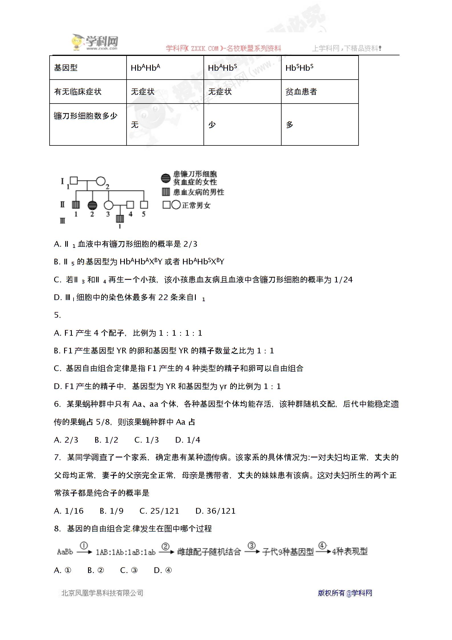 河北省定州中学2016-2017学年高一下学期周练（1）生物试题