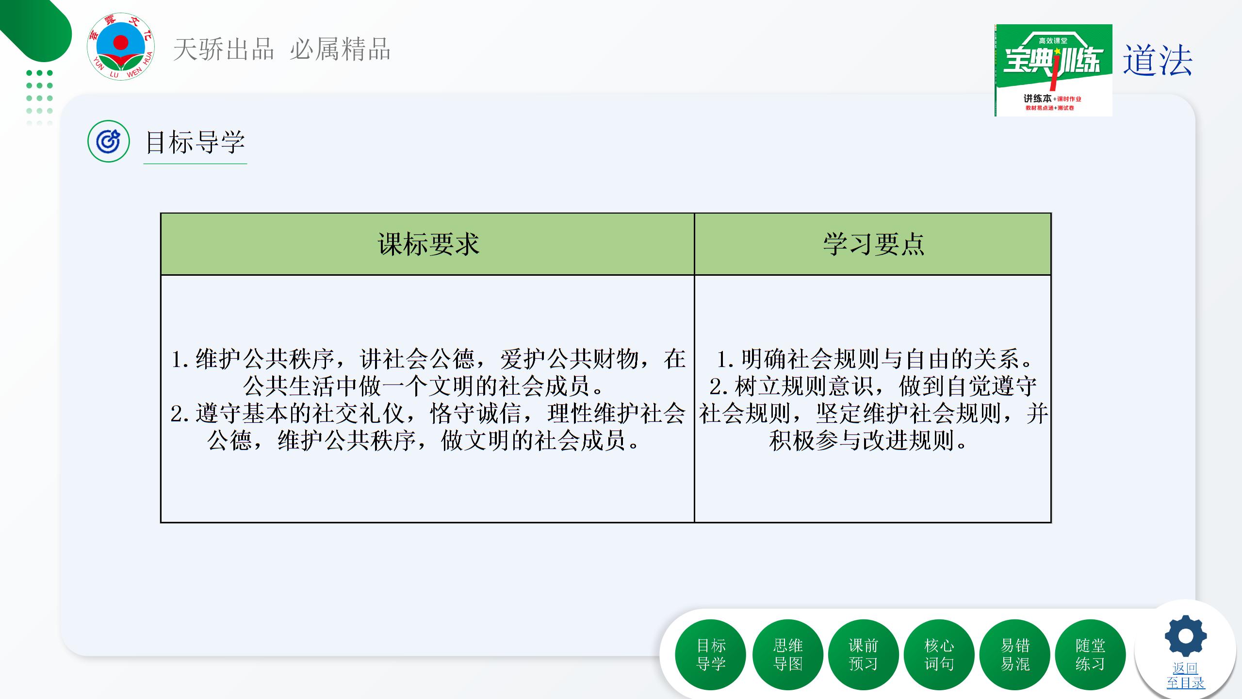 3.2 遵守规则（课件PPT）-【宝典训练】2024-2025学年八年级上册道德与法治高效课堂