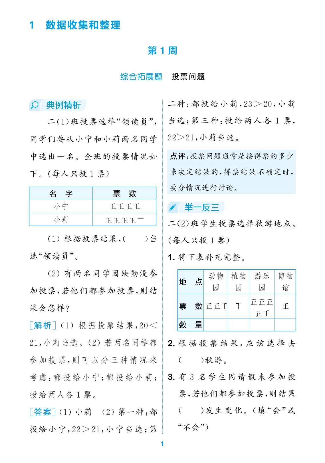 周末拔尖学案 第1周-【拔尖特训】2024-2025学年二年级下册数学（人教版）