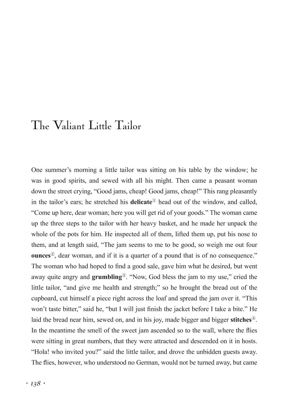 12.The Valiant Little Tailor勇敢的小裁縫-双语名著无障碍阅读丛书——《格林童话精选Grimms'FairyTales》