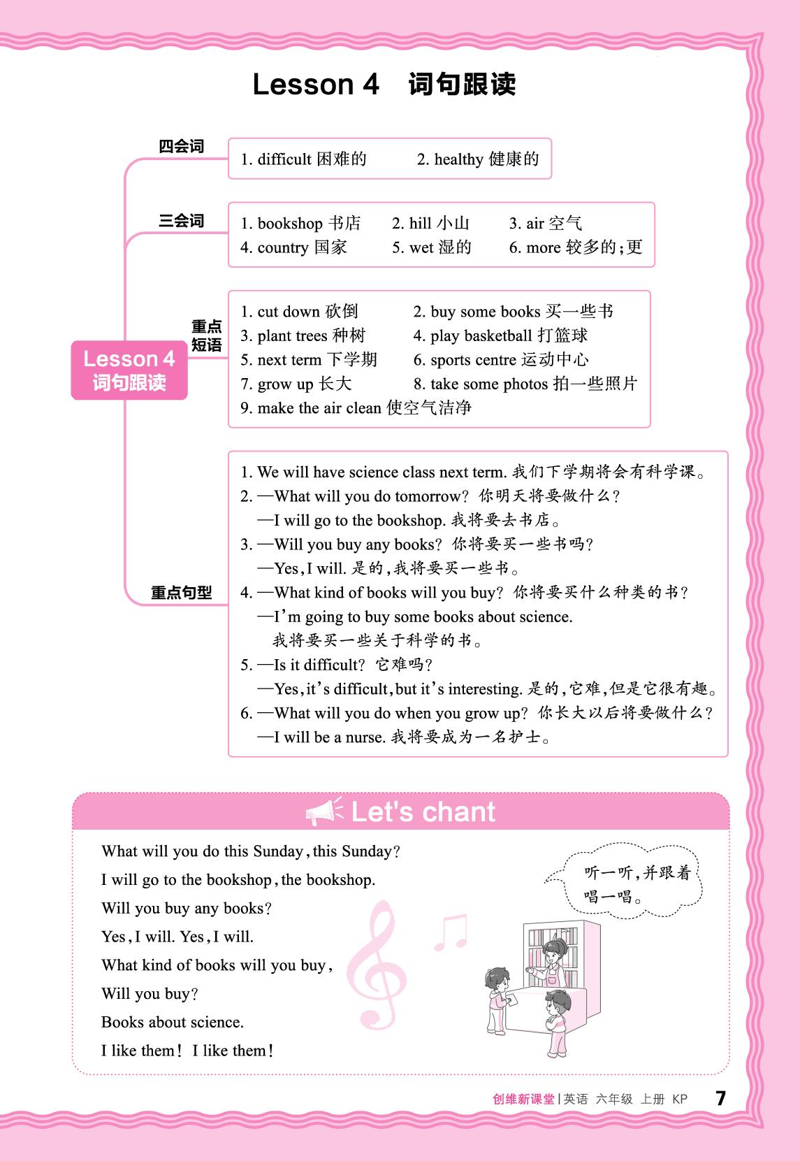 Lesson 4  What kind of books will you buy 读写手册-【王朝霞创维新课堂】2025-2026学年六年级上册英语同步优化训练(科普版)