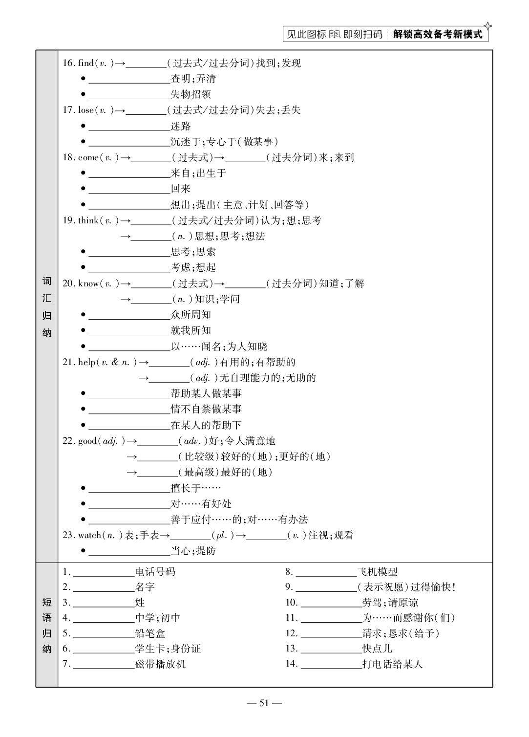 七年级上册(考前基础必背)-【中考123】2026年中考基础章节总复习英语（辽宁专版）
