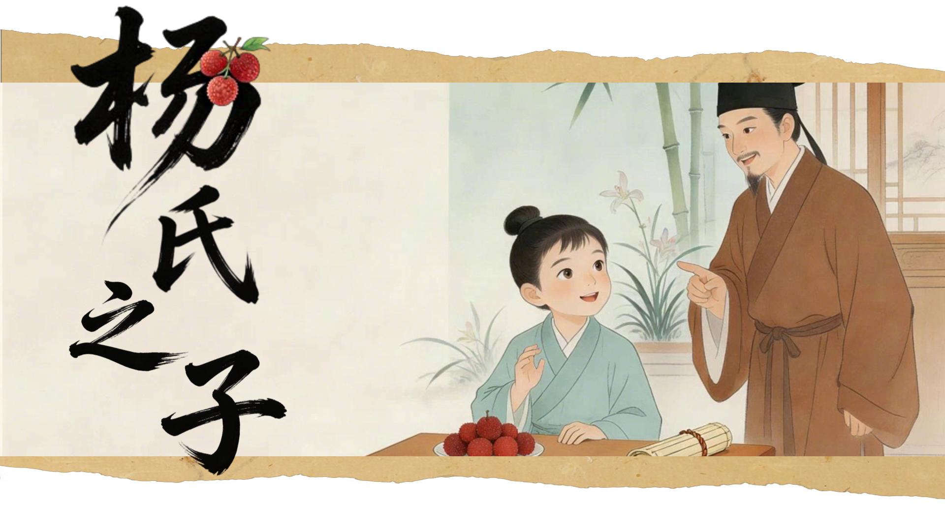 21 杨氏之子 课件-2025-2026学年语文五年级下册统编版