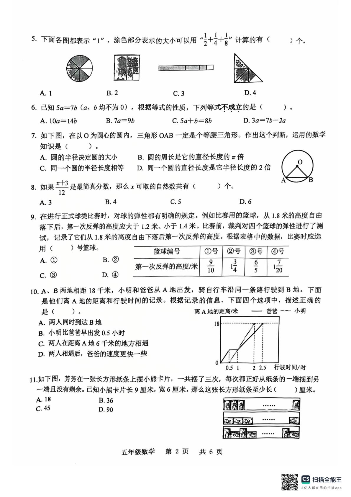 江苏苏州市太仓市2024-2025学年五年级下学期期末数学试题