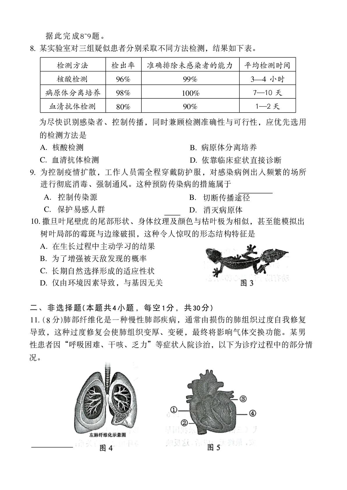 湖北鄂州市梁子湖区太和中学等校2024-2025学年度下学期期中七年级生物试题