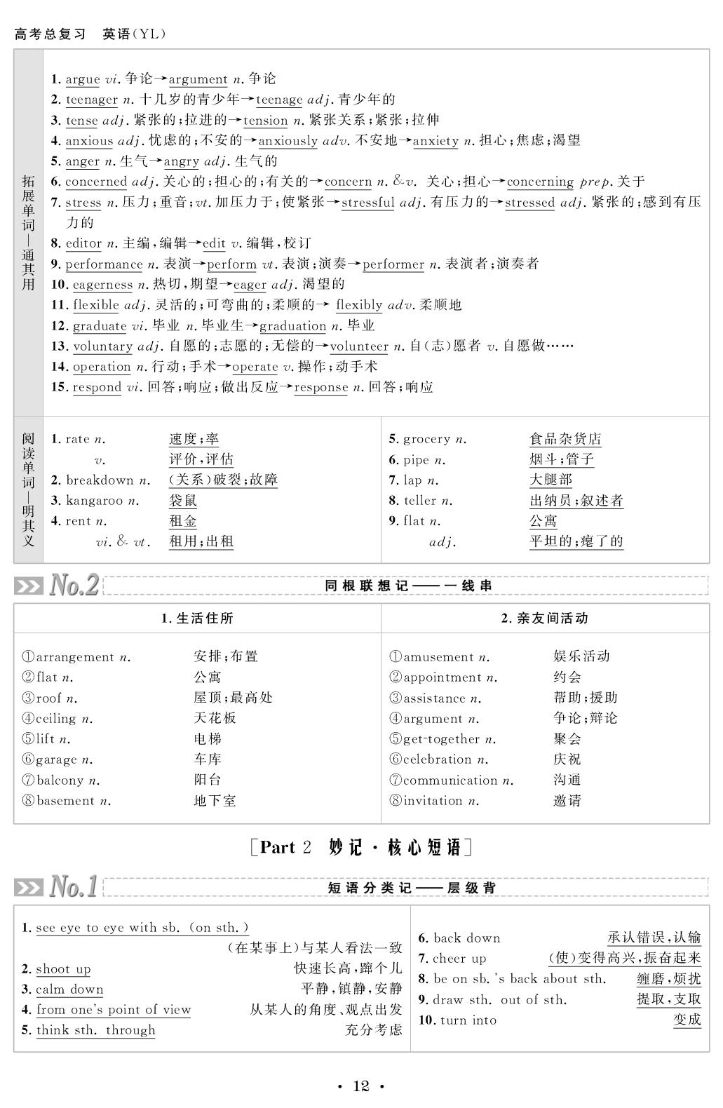 基础必备 必修第一册 Unit 2 Let's talk teens（配套教参）-【创新教程】2027年高考英语总复习大一轮讲义（译林版）